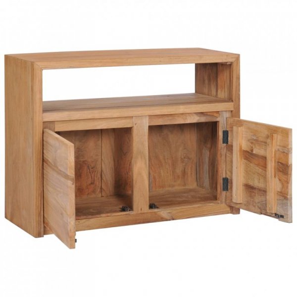 Szafka, 80x30x60 cm, lite drewno tekowe