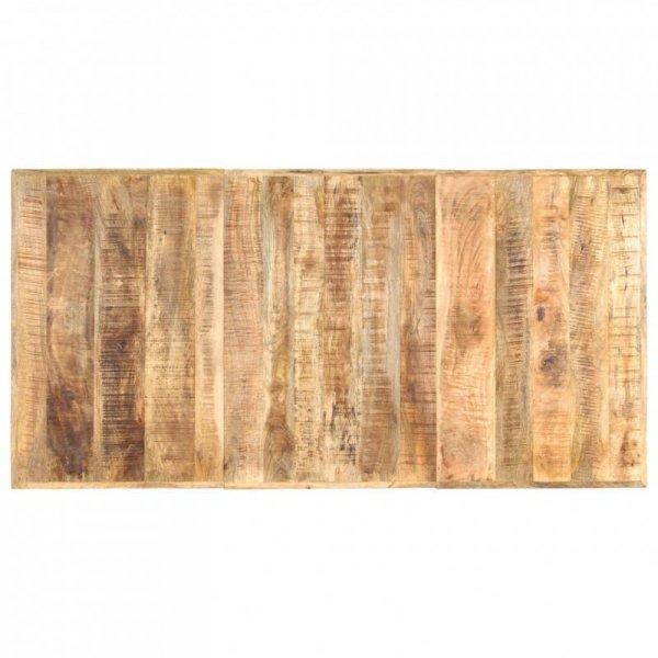Stół jadalniany, 180 x 90 x 76 cm, lite surowe drewno mango
