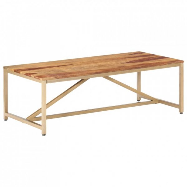 Stolik kawowy, 120x60x40 cm, lite drewno