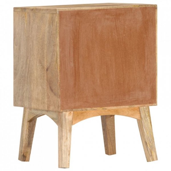 Szafka nocna, 40x35x55 cm, lite drewno mango