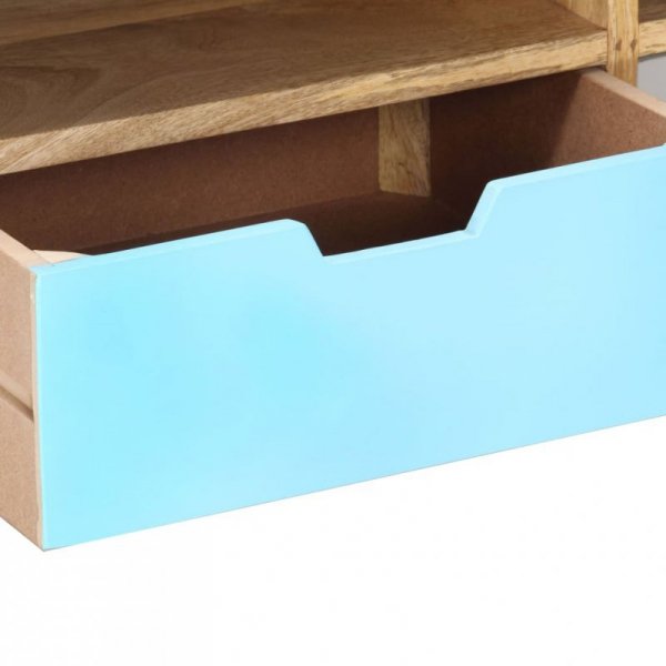 Szafka pod TV, 110 x 35 x 48 cm, lite drewno mango