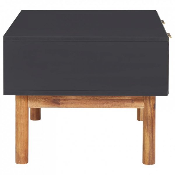 Stolik kawowy, 90x50x40 cm, lite drewno akacjowe i MDF