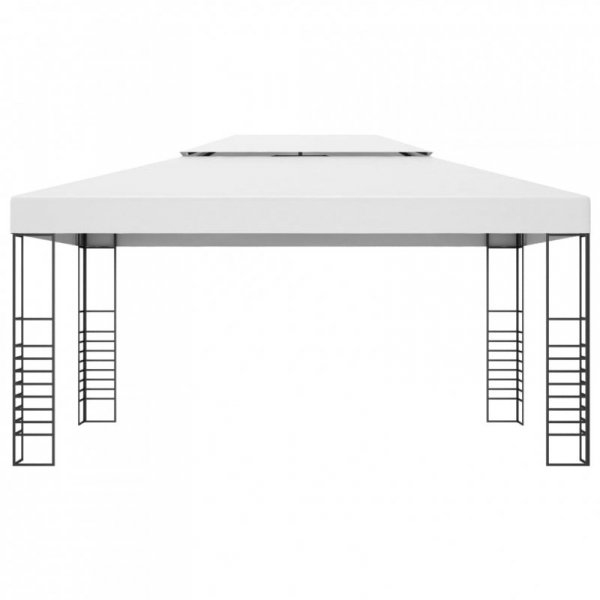 Altana ze sznurem lampek LED, 4x3x2,7 m, biała
