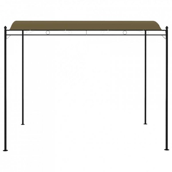 Zadaszenie, 3 x 2,4 m, kolor taupe, 180 g/m²