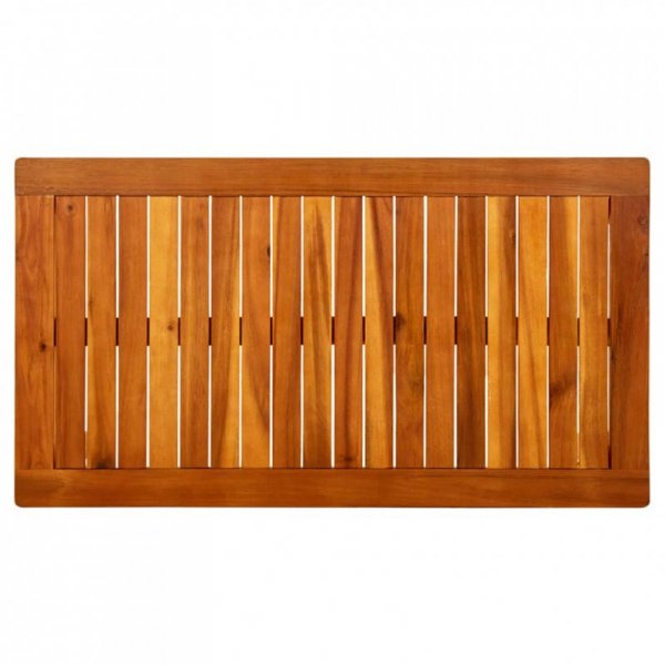Ogrodowy stolik kawowy, 90x50x36 cm, lite drewno akacjowe