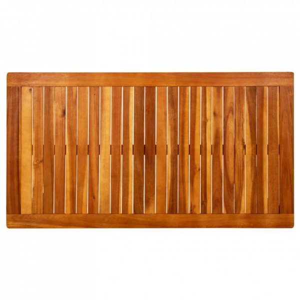 Ogrodowy stolik kawowy, 110x60x45 cm, lite drewno akacjowe