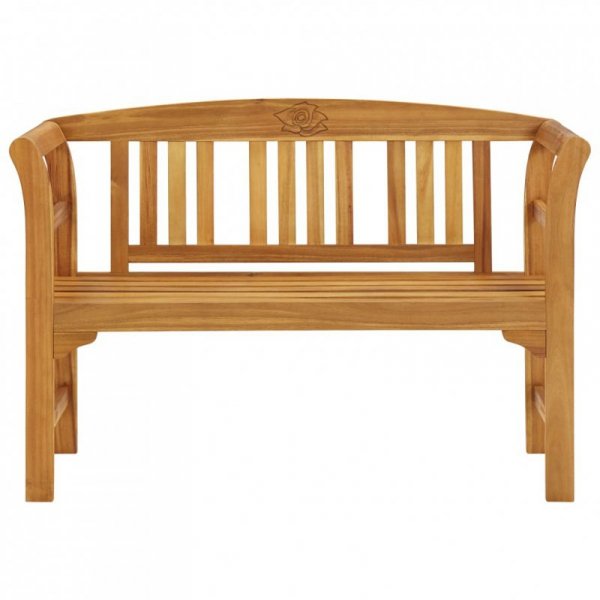 Ławka ogrodowa, 114 cm, lite drewno akacjowe