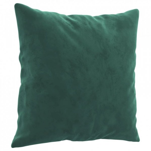 3-osobowa sofa z poduszkami, ciemnozielona, 180 cm, aksamit