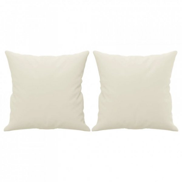 3-osobowa sofa z poduszkami, kremowa, 180 cm, aksamit