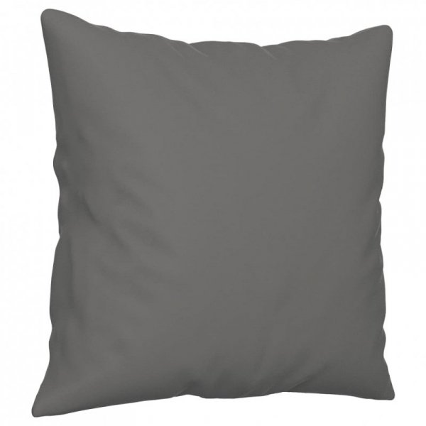 2-osobowa sofa z poduszkami, ciemnoszara, 120 cm, mikrofibra