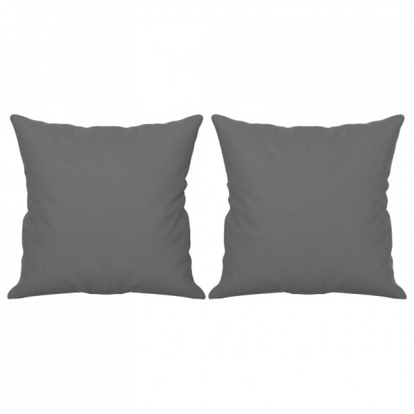 3-osobowa sofa z poduszkami, ciemnoszara, 180 cm, mikrofibra