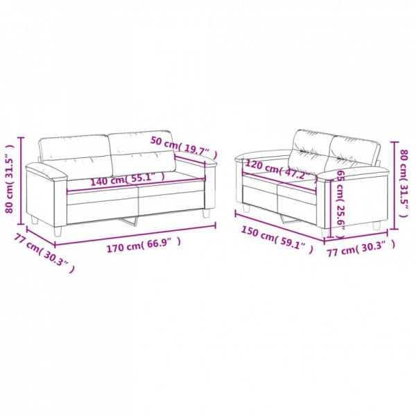 2-osobowa sofa z poduszkami, czarna, sztuczna skóra