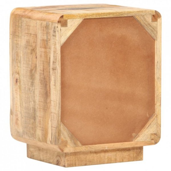 Szafka nocna, 40x30x50 cm, surowe drewno mango
