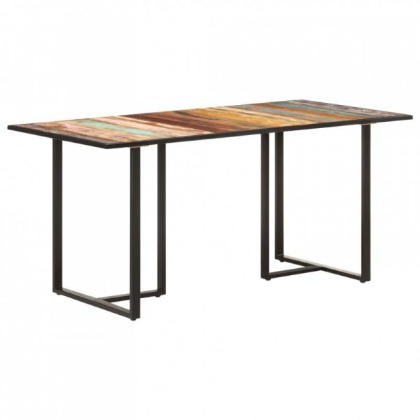 Stół jadalniany, 160 cm, lite drewno z odzysku