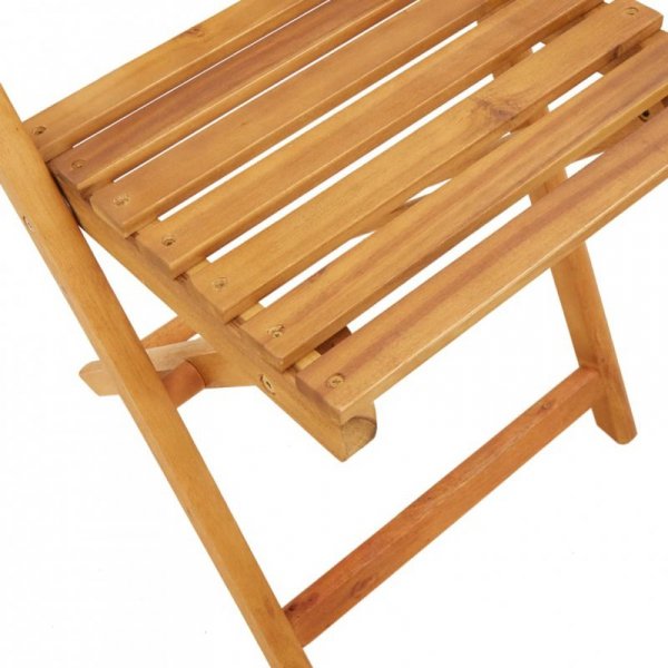 5-cz. zestaw mebli ogrodowych, tkanina w liście i drewno
