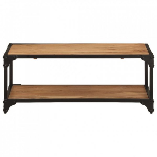 Stolik kawowy z litego drewna akacjowego, 90x45x35 cm