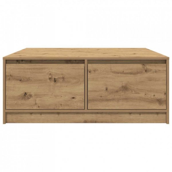 Stolik kawowy z szufladami Artisan Oak 100x100x40 cm