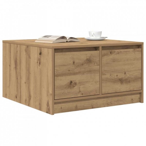 Stolik kawowy z szufladami Artisan Oak 70,5x70x40 cm