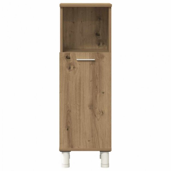 3-częściowy zestaw mebli łazienkowych, dąb artisan