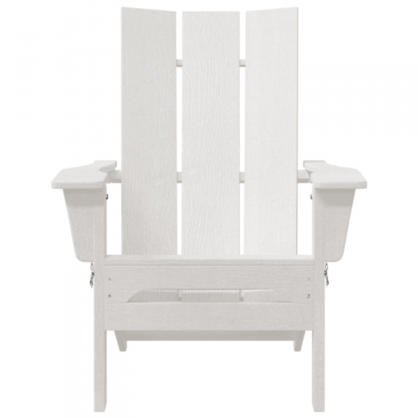 Składane krzesła Adirondack  2 szt Białe 74.5x80.5x90 cm HDPE, Składane krzesło Adirondack  Białe 74.5x80.5x90 cm HDPE