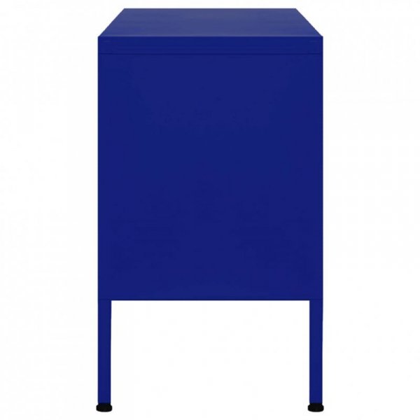 Szafka pod telewizor, granatowa, 105x35x50 cm, stalowa