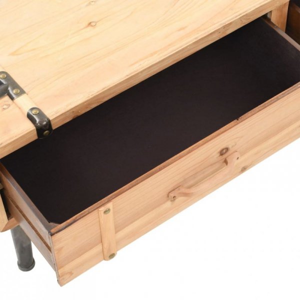 Szafka pod telewizor, 110x33x35 cm, drewno jodłowe