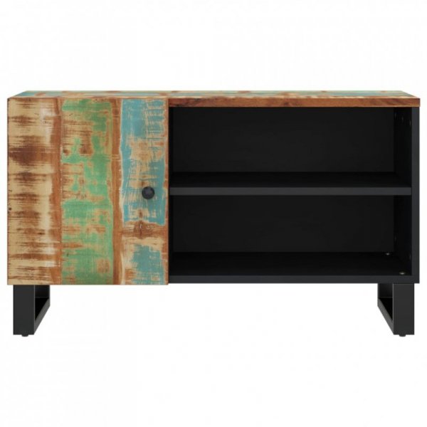 Szafka RTV, 80x33x46 cm, drewno i materiał drewnopochodny