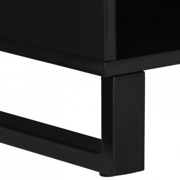 Szafka RTV, 100x33x46 cm, mango i materiał drewnopochodny