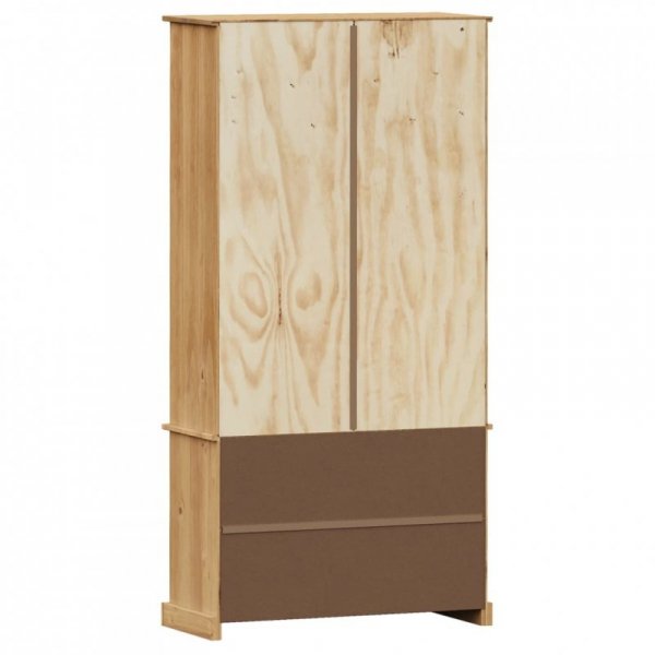 Witryna VIGO, 85x35x170 cm, lite drewno sosnowe