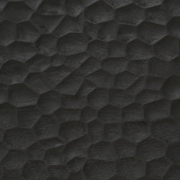 Szafka nocna, czarna, 50x33x60 cm, lite drewno mango