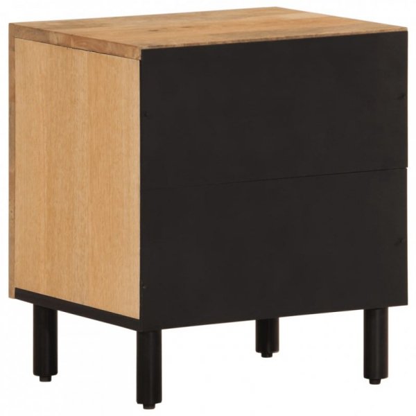 Szafki nocne, 2 szt., 40x33x46 cm, lite drewno mango