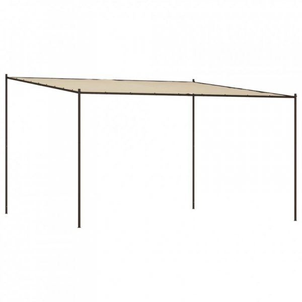Altana, beżowa, 4x4 m, 180 g/m², tkanina i stal