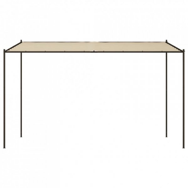 Altana, beżowa, 4x4 m, 180 g/m², tkanina i stal