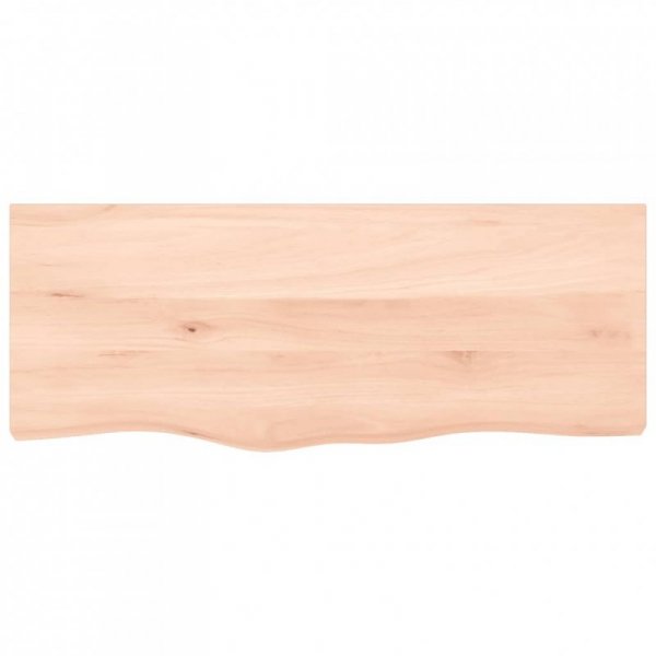 Półka, 100x40x2 cm, surowe lite drewno dębowe