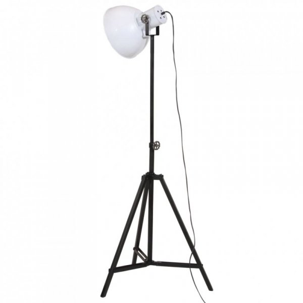Lampa stojąca, 25 W, biała, 61x61x90/150 cm, E27