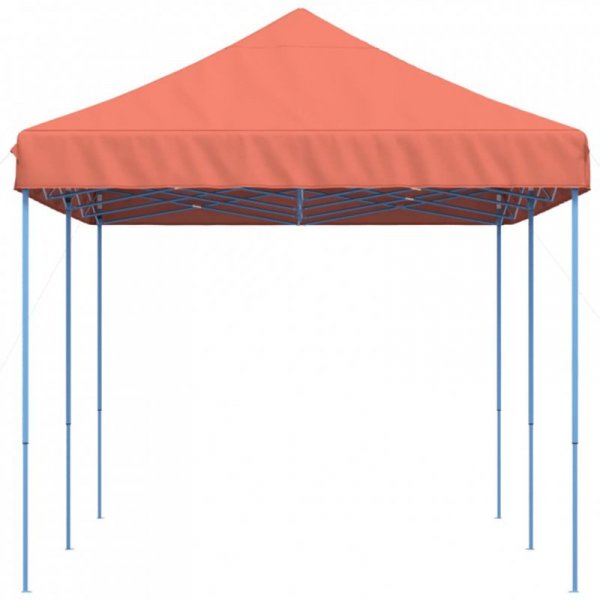 Składany namiot imprezowy typu pop-up, terakota, 580x292x315 cm