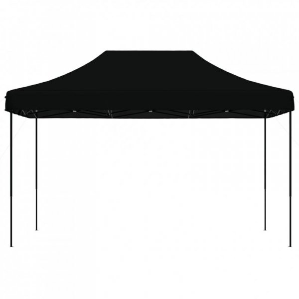 Składany namiot imprezowy typu pop-up, czarny, 440x292x315 cm