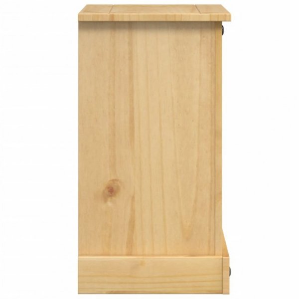 Szafka nocna Corona, 45x35x64 cm, lite drewno sosnowe