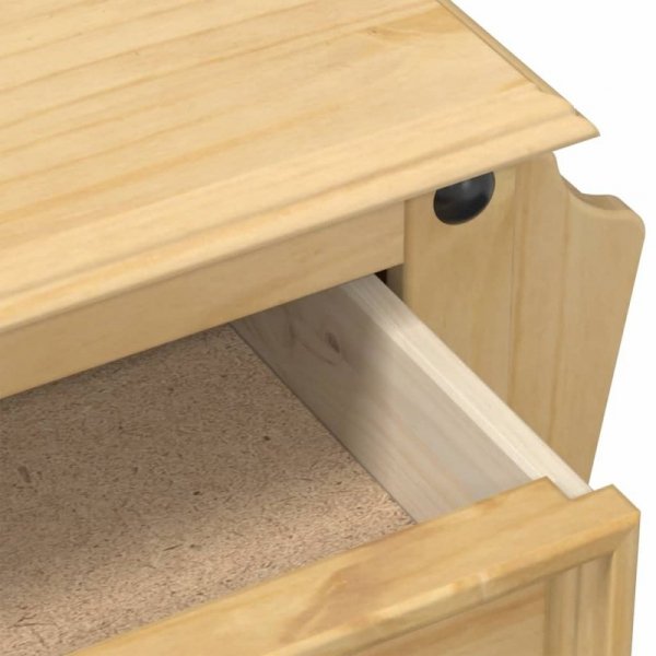 Szafka nocna Corona, 45x35x47,5 cm, lite drewno sosnowe