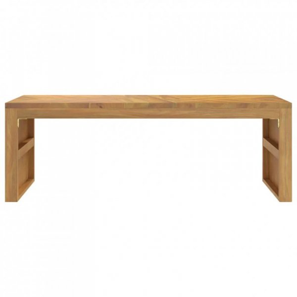 Stolik kawowy, 110x35x38 cm, lite drewno tekowe