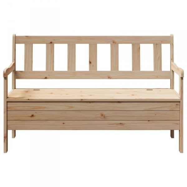 Ławka zewnętrzna  119x76x44 cm z litego drewna sosnowego