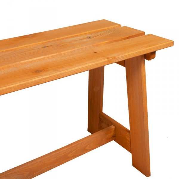 ławka ogrodowa  Akacja 119x35x47 cm Lite drewno sosnowe