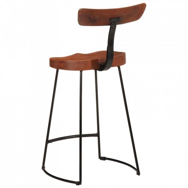 Hokery barowe 2 szt. 49x43x88 cm Drewno lite Mango