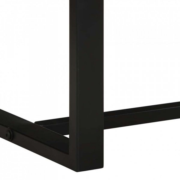 Ławka 80x35x45 cm lite drewno surowe mango
