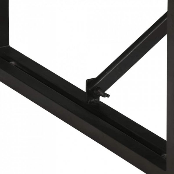 Stolik kawowy, 100x50x35 cm, surowe lite drewno mango