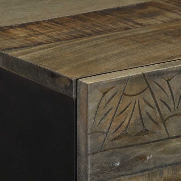 Szafka, 40x33x110 cm, lite drewno mango