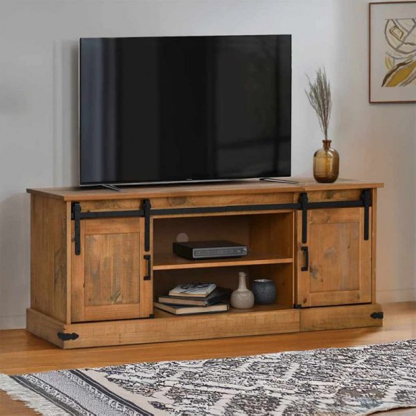 Szafka pod TV HALDEN 2 Drzwi przesuwne 150x40x60 cm