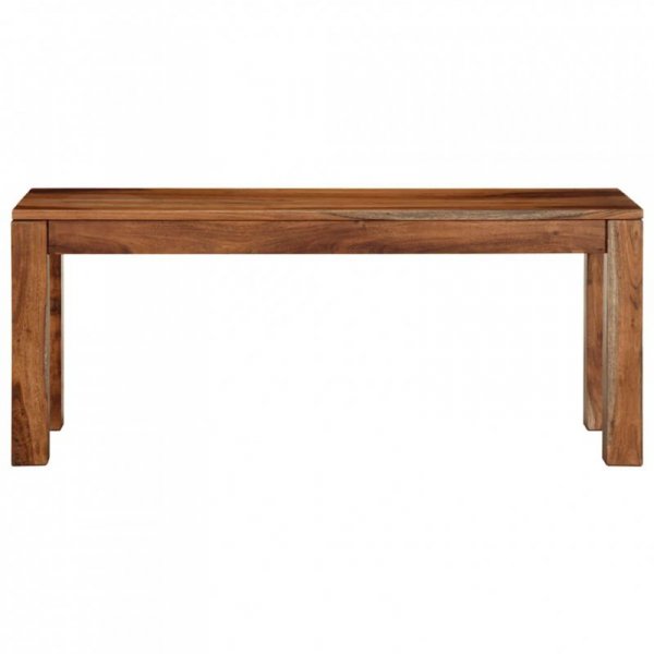 Ławka, 110 cm, lite drewno akacjowe