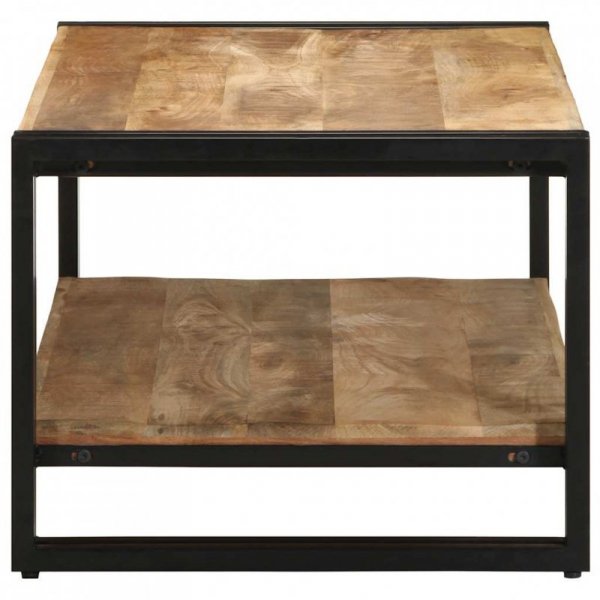 Stolik kawowy 90x50x38 cm lite drewno surowe mango
