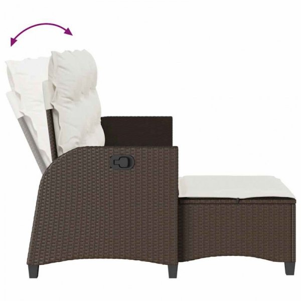 Rozkładana Sofa Ogrodowa z Poduszkami w Kształcie Litery L